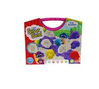 Goliath Super Sand Tier-Koffer, Mehrfarbig Magischer Sand, Sandspiel für Kinder 3 Jahren