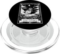 The Otaku Anime Manga Japanese Girl Tarot Card Squelette PopSockets PopGrip pour MagSafe