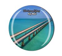 The Overseas Highway Key West Florida USA Aimant de réfrigérateur Cadeau souvenir