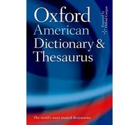 The Oxford American Dictionary and Thesaurus: With Language Guide