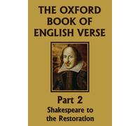 The Oxford Book Of English Verse, Part 2