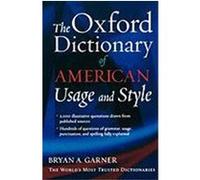 The Oxford Dictionary of American Usage and Style Bryan A. Garner (Auteur)