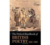 The Oxford Handbook of British Poetry, 1660-1800 (Oxford Handbooks) - [Version Originale] Inconnu (Auteur)