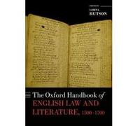 The Oxford Handbook of English Law and Literature, 1500-1700 - [Version Originale] Lorna Hutson (Auteur)