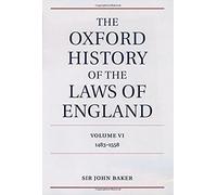 The Oxford History Of The Laws Of England