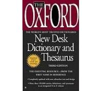 The Oxford New Desk Dictionary And Thesaurus