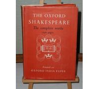 The Oxford Shakespeare