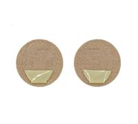 The Oxygen Store Bandes adhésives pour canule nasale, ruban médical pour tube d'oxygène, support de canule respirant bloquant l'humidité, couleur beige, 1 kit