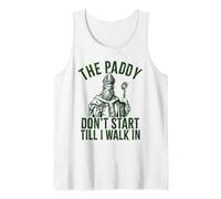 The Paddy Don't Start Till I Walk in Funny St Patrick Day Débardeur