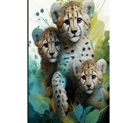 The Painted Menagerie | Pounce Patrol: Daily Planner with Colorful Animal Cover - Undated Weekly Organizer - 4 Pages per Week - 6x9 Softcover Journal ... your days with a touch of wild beauty.