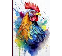 The Painted Menagerie | Roosterpher: Daily Planner with Colorful Animal Cover - Undated Weekly Organizer - 4 Pages per Week - 6x9 Softcover Journal ... your days with a touch of wild beauty.