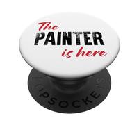 The Painter is Here - Drôle PopSockets PopGrip Adhésif