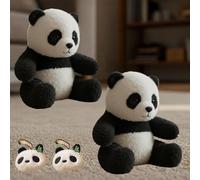 The Pandy - Emotional Healing On Demand,Realistic Panda Plush,Movements Like A Real Panda,Stuffed Animal For Stress Relief,Peluche Pandy Avec Fourrure Ultra Douce Le Câlin Confortable (2pcs)