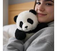 The Pandy - Peluche panda réaliste pour la guérison émotionnelle à la demande - Peluche pandy avec fourrure ultra douce et design câlin - L'étreinte agréable que vous avez