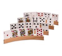 The Panorama Wooden Playing Card Holders, Set Of 4
