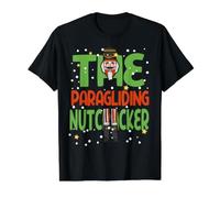 The Parapente Nutcracker Pyjama de Noël Amusant T-Shirt Graphique avec Valeur, Homme, Noir, M
