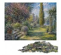 The Parc Monceau Puzzle en Bois 500 pièces | Le montage en commençant par les bords: une organisation plus simple des pièces en intérieur.