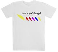 The Partridge Family Cmon Get Happy T-Shirt Blanc À Manches Courtes Kids Tee