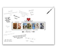The Party Post - Affiche de décoration murale pour anniversaire 45 ans - Poster de signature pour homme ou femme - Carte de décoration murale pour lui ou elle