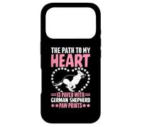 The Path to My Heart is Paved with German Shepherd Paw Print Coque pour iPhone 17 Pro