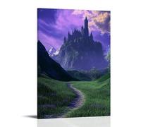 The Path Under The Castle Living Art mural 40 x 60 cm