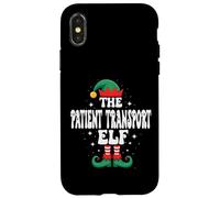 The Patient Transport Elf Funny Christmas Matching Family Coque pour iPhone X/XS