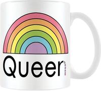 The Peach Fuzz - Tasse à café "Queer Queen" PM5806 (Taille unique) (Blanc/Noir)