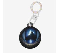 The Peak in Blue Eyes Médaille ronde en acrylique durable et élégante, parfaite pour les petits et grands animaux de compagnie