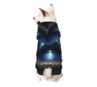 The Peak in Blue Eyes Sweat à capuche pour chien en polyester doux et respirant pour chiens de petite, moyenne et grande taille