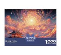 The Peak of an Alpine Mountain 1000 Piece Papier Premium Puzzle Surreal Landscape Anti-Stress Jigsaw Déco Maison pour Amis 38x26cm/1000pcs