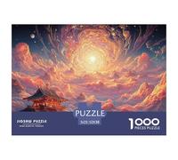 The Peak of an Alpine Mountain 1000 Pièces Puzzles Surreal Landscape Défiant Et Éducatif Puzzle pour Adultes Jeu Créatif 52x38cm/1000pcs