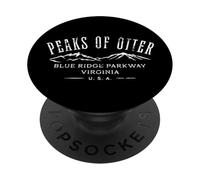 The Peaks of Otter Blue Ridge Parkway VA Design Vieilli PopSockets PopGrip Adhésif