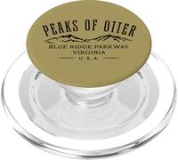 The Peaks of Otter Blue Ridge Parkway VA Souvenir PopSockets PopGrip pour MagSafe