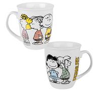 The Peanuts Family Tasse - Snoopy Tasse à café - Tasse à café - Blanc - En céramique - 280 ml