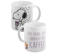 The Peanuts Snoopy Tasse à café en céramique Blanc 320 ml