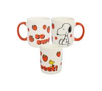 The Peanuts Snoopy Tasse à café Tasse à café en céramique Blanc/rouge 320 ml