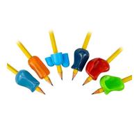 The Pencil Grip Assortiment de 12 pièces de qualité supérieure avec 2 poignées originales, 2 poignées croisées, 2 poignées pincées, 2 poignées bosselées, 2 poignées groovy, 2 poignées à griffes