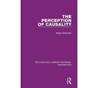The Perception of Causality – Routledge