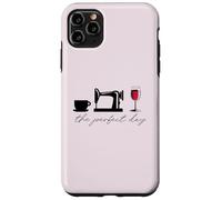The Perfect Day : Tasse à café à Coudre pour Verre à vin Meme Coque pour iPhone 11 Pro Max