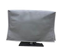 The Perfect Dust Cover Housse anti-poussière en nylon gris argenté compatible avec les écrans LED/LCD de 61 cm, antistatique et étanche, dimensions 58,4 x 7,6 x 40,6 cm