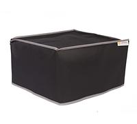 The Perfect Dust Cover LLC Housse anti-poussière en nylon noir compatible avec four à convection Cuisinart pour friteuse à air, grille-pain antistatique, double couture et étanche