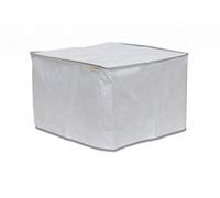 The Perfect Dust Cover LLC Housse de protection en vinyle blanc pour imprimante Epson EcoTank ET-3830 tout-en-un Supertank Antistatique, étanche Dimensions : 37,1 x 34,4 x 18,9 cm