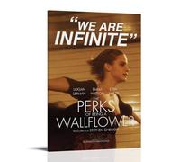 The Perks of Being A WallflowerArt Peinture de décoration imperméable et résistante aux taches pour salon, bureau, café, installation gratuite, facile à nettoyer, option cadeau préféré