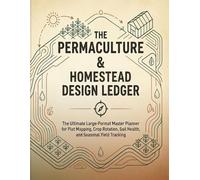 The Permaculture & Homestead Design Ledger: The Ultimate Large-Format Master Planner for Plot Mapping, Crop Rotation, and Soil Health