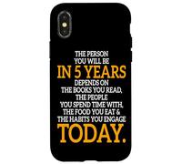 The Person You Will Be in 5 Years Entrepreneur Motivation Coque pour iPhone X/XS