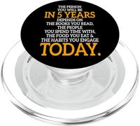 The Person You Will Be in 5 Years Entrepreneur Motivation PopSockets PopGrip pour MagSafe