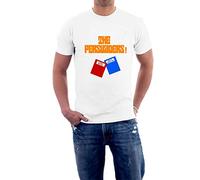 The Persuaders in Colour T-Shirt Tony Curtis Roger Moore 70s TV Tee by Sillytees White 3XL
