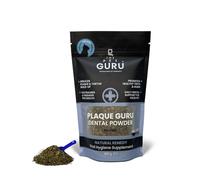 THE PET GURU Plaque Guru Complément d'hygiène bucco-dentaire pour chats, 100 g - Poudre de soins dentaires - Réduit la plaque dentaire - Haleine fraîche - Réduit l'inflammation des gencives - Santé
