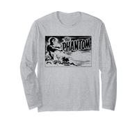 The Phantom Jungle Scene Bande dessinée rétro Manche Longue