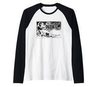 The Phantom Jungle Scene Bande dessinée rétro Manche Raglan
